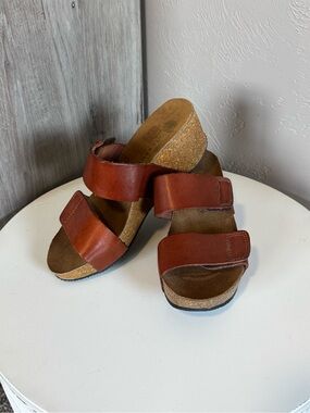 Lola Sabbia Women's Leather Slide Sandal